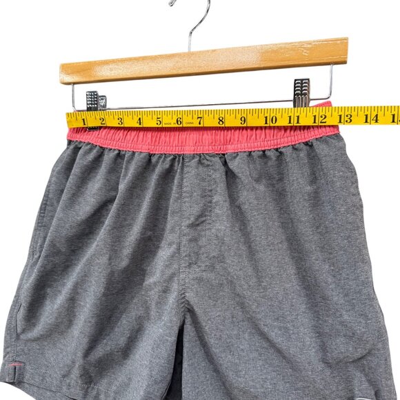 Chubbies Two Tones Hybrid Gym Swim Shorts Mens Grey Pink Drawstring 5.5" Size S - Picture 8 of 11